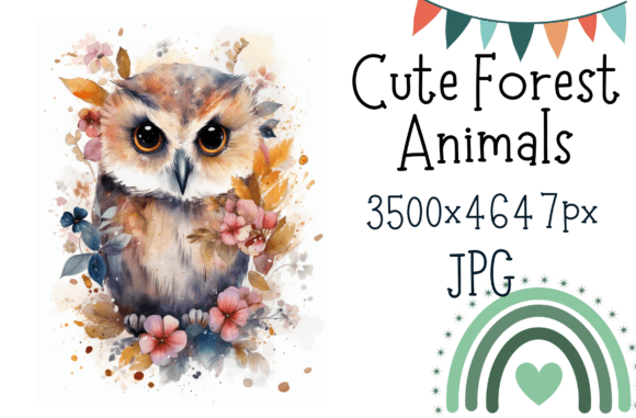 Download Cute Watercolor Owl Printable Nursery Ar - Owl printable Collection