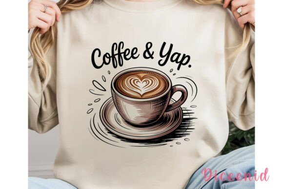 Download Coffee and Yap Latte Art PNG Clipart - Premium Bundle