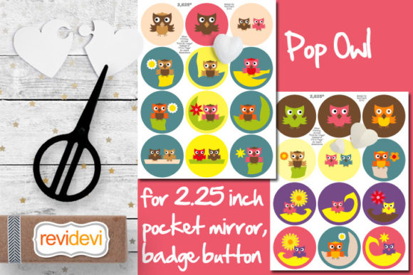 Download Pop Owl Printable Circles - Owl printable Collection