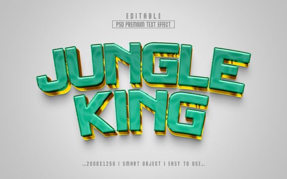 Download Jungle King 3D Text Effect Style - Jungle king Collection