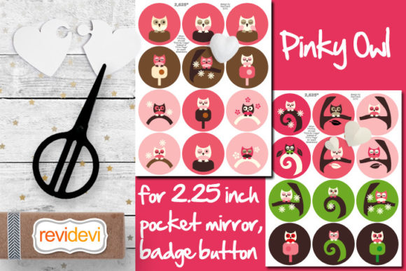 Download Pink Owl Printable Circles - Owl printable Collection